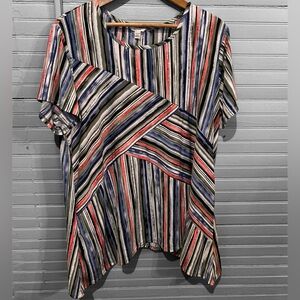 NWOT Cato women’s geometric top size 18/20W